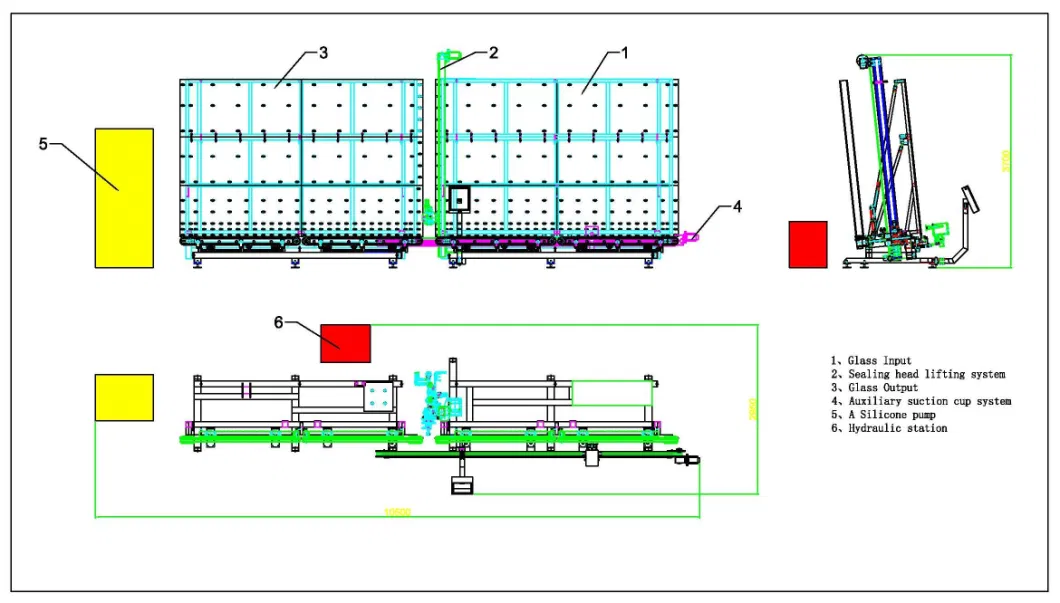 Detek Insulating Glass Machine Auto Sealing Robot From China